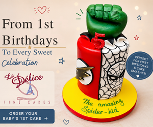Le Délice Fine Cakes — From 1st birthdays to every sweet celebration. Order your baby's 1st birthday cake.
